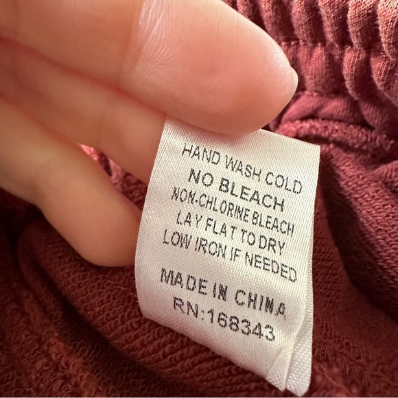 New Noflik Sweatpants Rust Orange Sz M - Picture 11 of 11